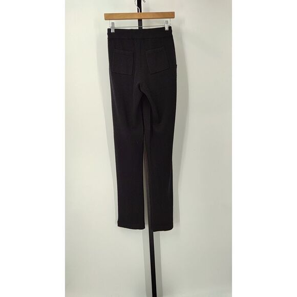 Quince Women Mongolian Cashmere Straight Leg Pants Black XS - Picture 2 of 3